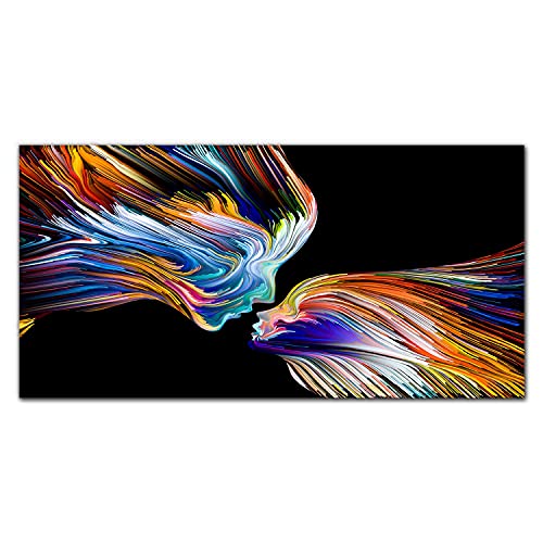 Photo sur verre acrylique haut de gamme Expressionnisme de Personnages 100x50