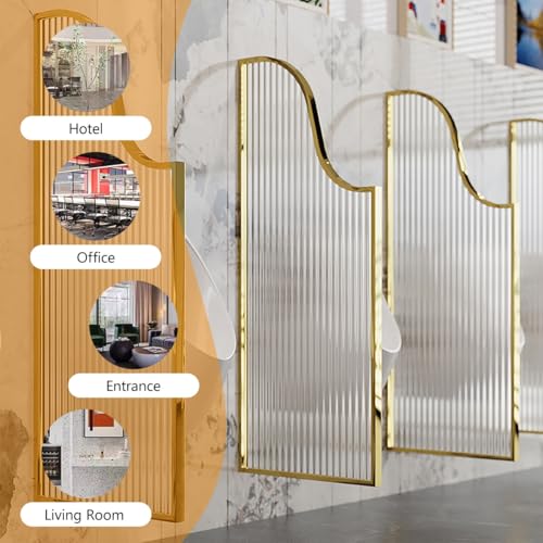 Separador de orinal de vidrio irregular con panel divisor de baño público masculino pack de 2 7
