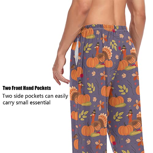 Squirrel Cat Dog Pajama Pants for Men Comfort Sleep Lounge Bottoms Straight-fit with Pockets S-XXL4