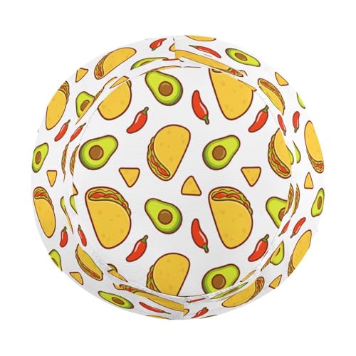 Mexican Food Taco AvocadoChildren's Bucket Hat for Boys and Girls, Breathable Summer Beach Hat54cm4