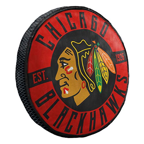 NORTHWEST 1NHL148000004RET NHL Chicago Blackhawks Cloud to Go StylePillow, Team Colors