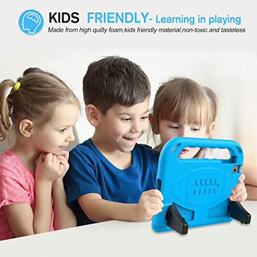 Ledniceker Kids Case For Ipad Mini 1 2 3 4 5 - Light Weight Shock Proof Handle Friendly Convertible Stand Kids Case For Ipad Mini, Mini 5 (2019), Mini 4, Ipad Mini 3Rd Generation, Mini 2 Tablet - Blue #TOP6