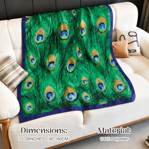 YuiFiare Silk Feeling Scarf Lightweight Long Sunscreen Shawl Wrap — view 5