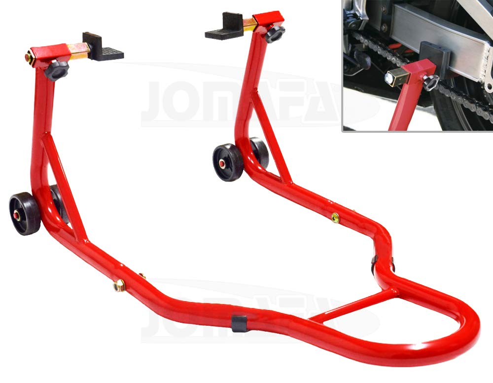 Juego de caballetes de motocicleta delantero y trasero, 340kg + ADAPTADOR DIABOLO