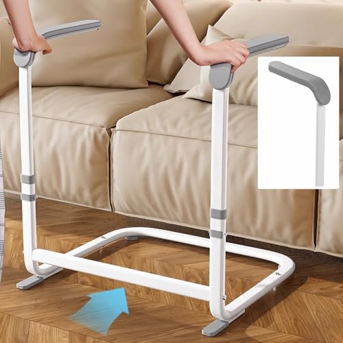 Tlongxia Toilet Stand up armrest with ergonomically Designed Safety Handle to Assist Independent Living, Suitable for Elderly and Disabled People, Vertical Support Frame, Simple, Safe, Anti Slip
