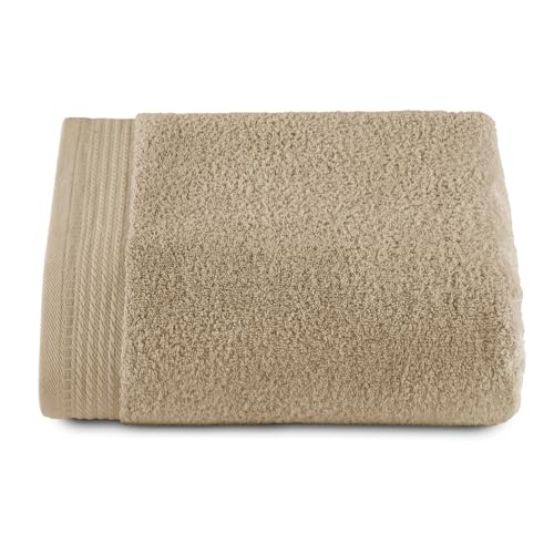 Top Towel - Premium - Toallas de baño Grandes - Toallas baño - 1 Toallas de Ducha -70x140 cms - Algodon 100% - 600 Gramos - Camel