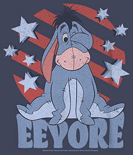 Disney Winnie The Pooh Eeyore Spangled Boy's Heather Crew Tee2