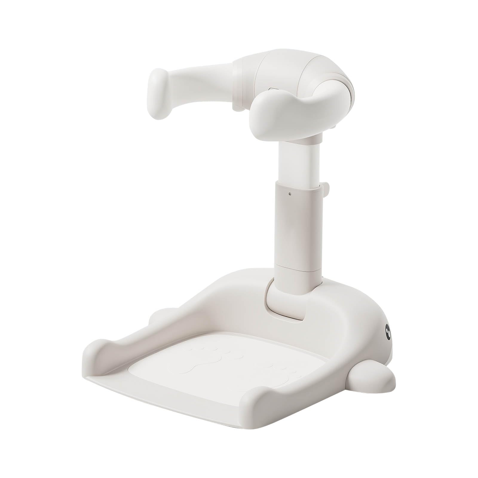 Lovely Bathing Station Height Adjustable 5-Gear Baby Bath Stand Nonslip Large Base Bath Helper For Toddler Showering Shower