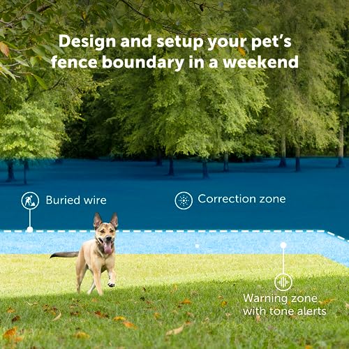 Petsafe Rechargeable In-Ground Pet Fence For Dogs And Cats Over 5Lb - From The Parent Company Of Invisible Fence Brand - Waterproof Collar With Tone And Static Correction #TOP2
