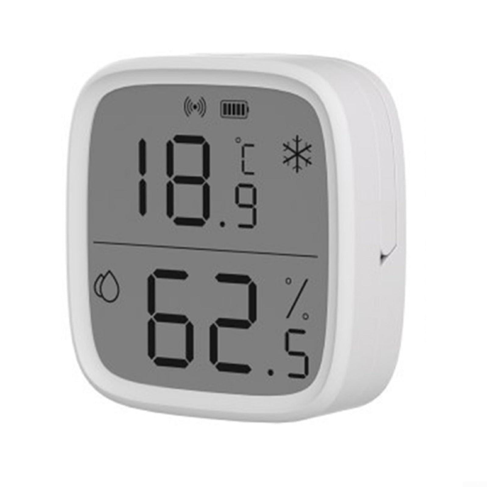 1 capteur intelligent d'affichage de la température et de l'humidité Zigbe 3.0 LCD compatible SNZB-02D