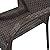 FAMIROSA 9 Piece Garden Dining Set Brown