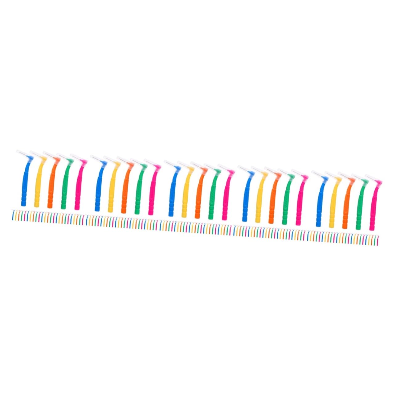 Baluue 150stücke Interdentalbürsten Kleine Zahnbürsten Mit Weichem Bürstenkopf Für Mundhygiene Und Für Zahnzwischenräume Und Effektive Zahnreinigung