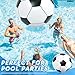 Lewtemi Big Inflatable Giant Soccer Ball Large Inflatable Beach Sport Ball Pool Party Decoration Toys Oversized Jumbo Beach Toy for Pool Water Sports Games(5.9 ft)