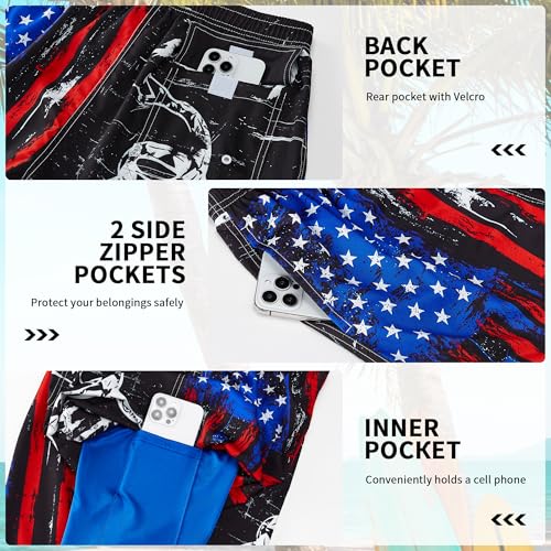 Mens Swim Trunks Quick Dry Board Shorts Bathing Suit for Men Beach Swimwear Breathable Surf Beach Shorts Swimwear3
