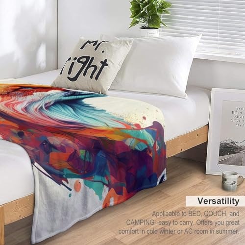 Couverture en flannel super doux renard haut de gamme 180x200