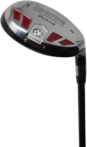 Miniatura 6 de Senior Men's #1 iDrive 13° Driving One Iron Wood Hybrid Driver Diestro Premium Ultra Perdonante Senior Flex Grafito Shaft Tacki-Mac Jumbo Soft Wrap