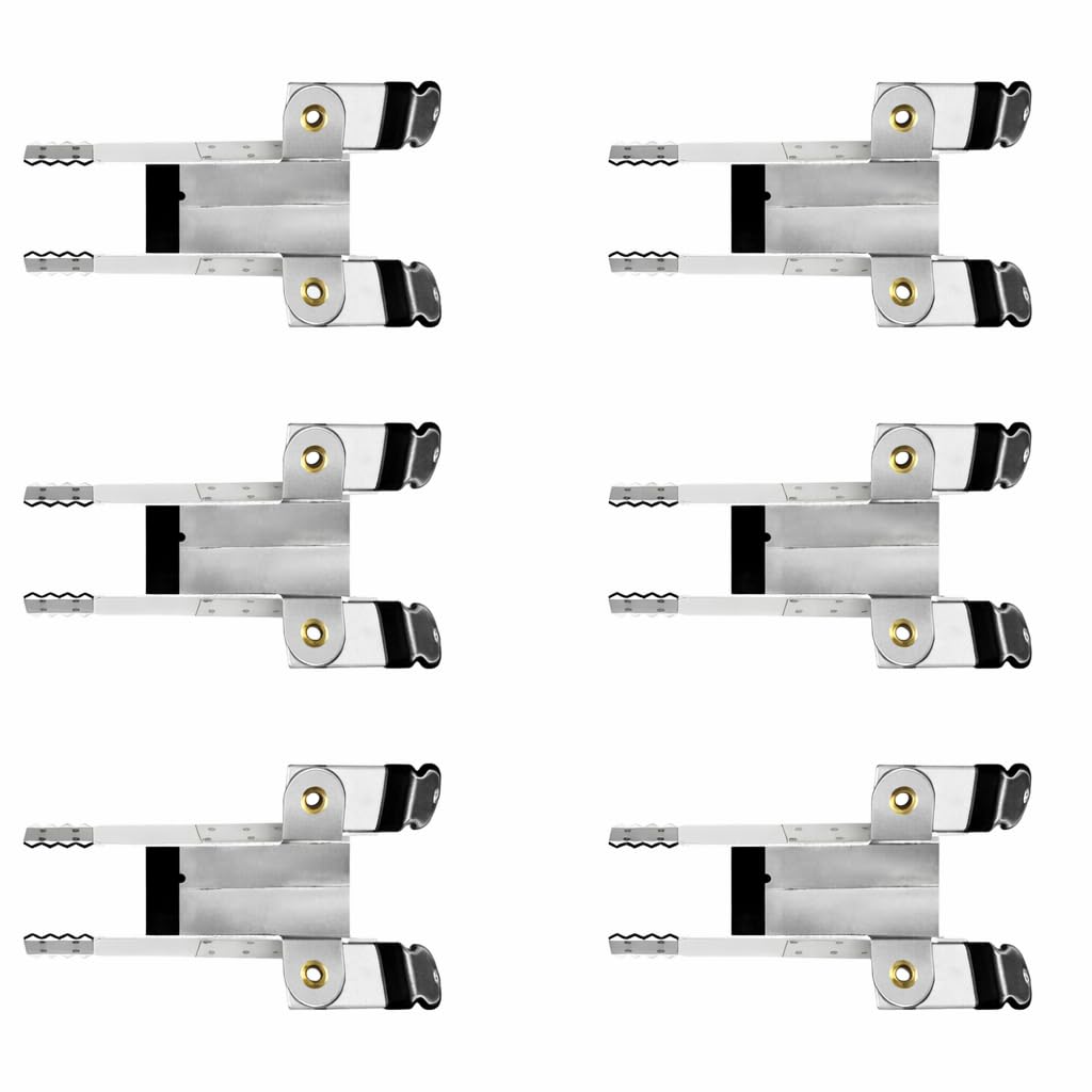 AG LogiShop Lot de 6 fermetures antivol pour volets roulants | Blocage de volets antivol | Pinces de sécurité pour volets roulants et verrou antivol, sécurité à domicile