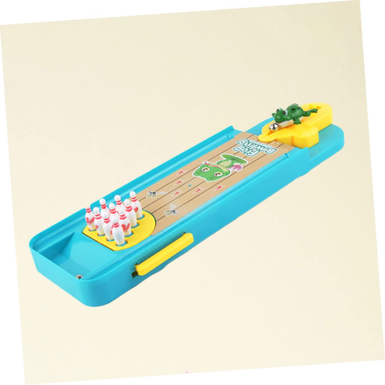 TOYANDONA 2piezas Mini Bowling De De Escritorio para Niño Juguete Educativo y Desarrollo De Habilidades