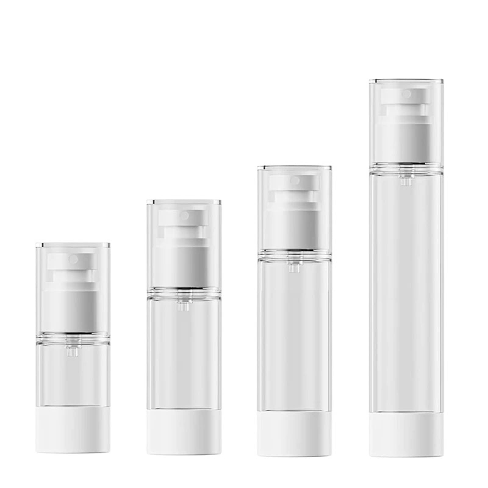 SKPVPOKOYL Airless Pump Bottles Vacuum Bottle Set Travel Portable Cosmetic Containers(Spray Bottle Set)