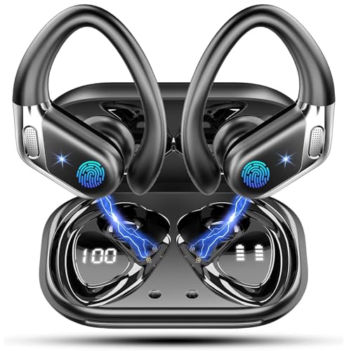 Cuffie Bluetooth Sport, Auricolari Bluetooth 5.4 HiFi Stereo, 50 Ore
