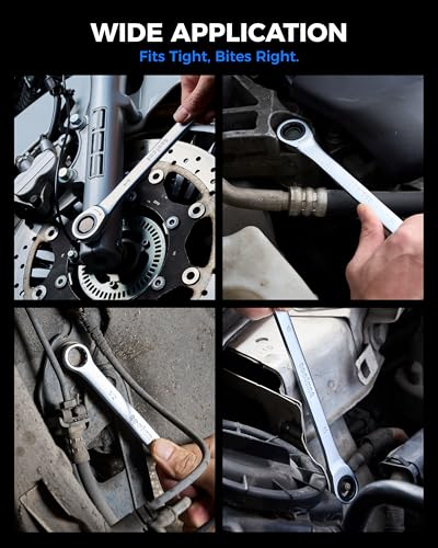 Image of toolant 8PCS Ratcheting Wrench Set SAE 5 /16 inch-3 /4 inch 90-Tooth