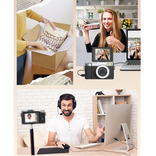 Cámara Digital 4K con pantalla giratoria de 2.8 pulgadas miniatura 5