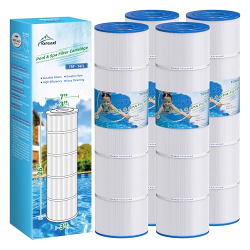 CCP420 Pool Filter Replaces Pentair Clean and Clear Plus 420, PCC105-PAK4, Ultral-A6, Unicel C...