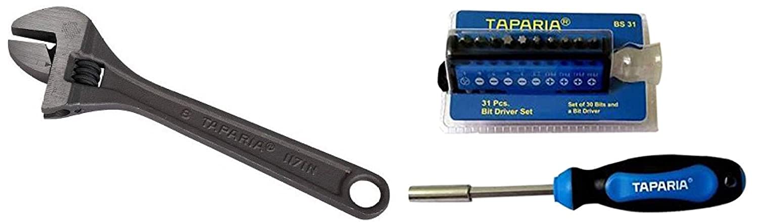 Taparia Original Multipurpose Steel Bit Driver Set of 31-Pieces, Alloy Steel (B094MV9419) Amazon Price History, Amazon Price Tracker