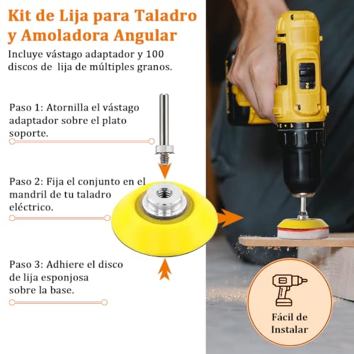 Discos de lija para esmeril 4 1/2 6 Imagen adicional