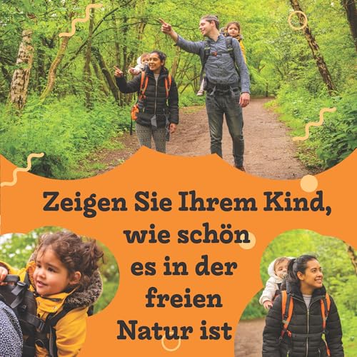 Luvdbaby Kraxe Kindertrage bis 18 Kg - Ergonomisch Kindertragerucksack für Kinder - Premium Toddler Carrier - Baby Tragerucksack - Babytrage Rückentrage Kleinkind - Rucksack mit Kindersitz – Bild 6