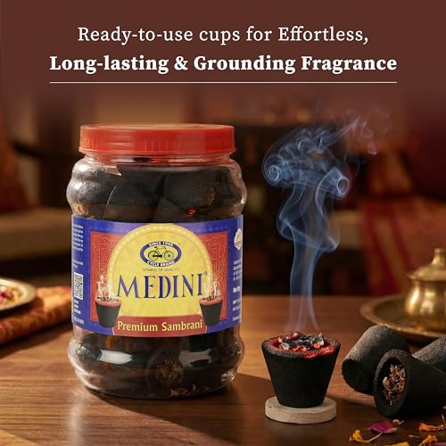 Image of Cycle Pure Medini Premium Sambrani Cups - Long-Lasting Aromatic Dhoop for Daily Puja & Spiritual Rituals