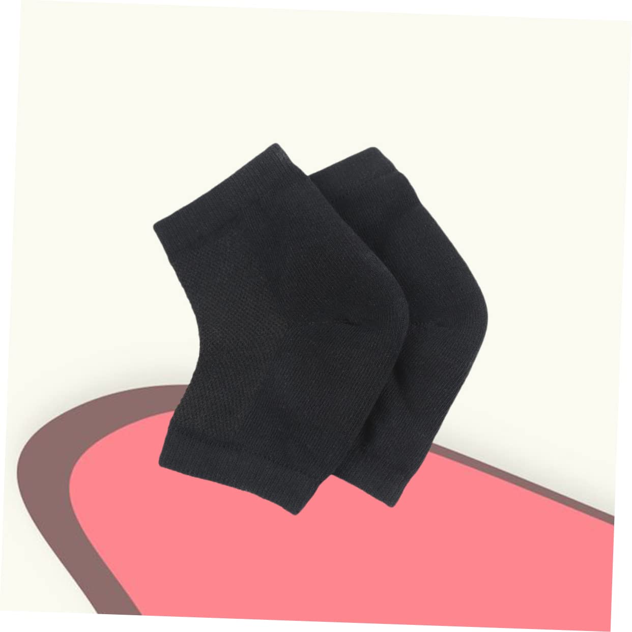 Healeved 9piezas Calcetines De Gel Para Talones Abiertos Hidratantes y Transpirables Para Pies Secos y Agrietados Soporte Para Pies Para Uso Diurno y Nocturno