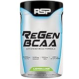 RSP Nutrition Regen BCAA - Post-Workout with Citrulline Malate, Raw Coconut Water and Electrolytes for Recovery, Pump and Hydration, Lemon Lime, 30 Servings