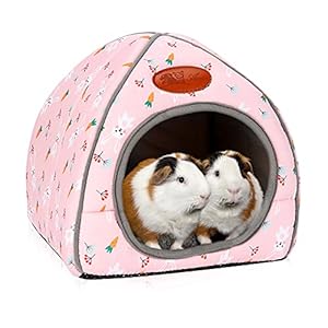 BWOGUE Guinea Pig Bed Large Hide-Ou...