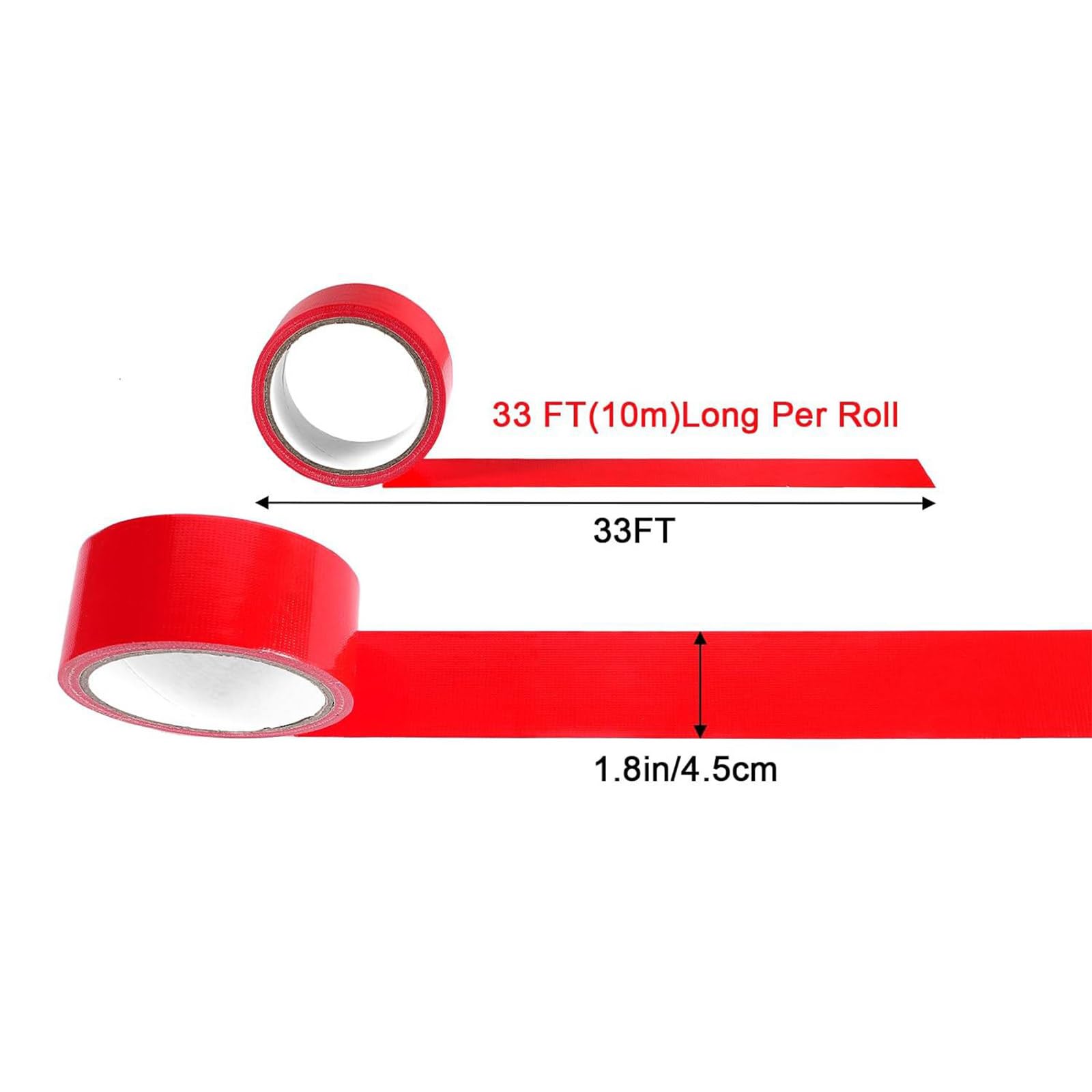 12 rollos de cinta adhesiva multiusos con colores brillantes, resistencia industrial, resistente al agua, colorida, cinta adhesiva para reparación de hogar