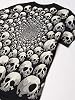 Liquid Blue Unisex's Fantasy Son of Skulls All Over Print T-Shirt, Black, Medium #1