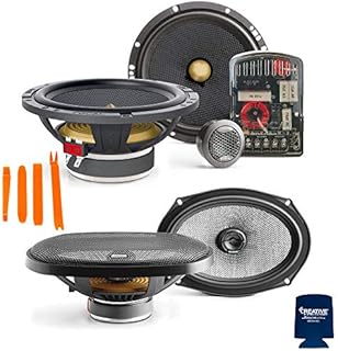 Focal - One Pair of Focal Access 165 YE 6.5” 2-Way Component Speakers and one Pair of Focal 690AC 6x9” Coaxial Speakers