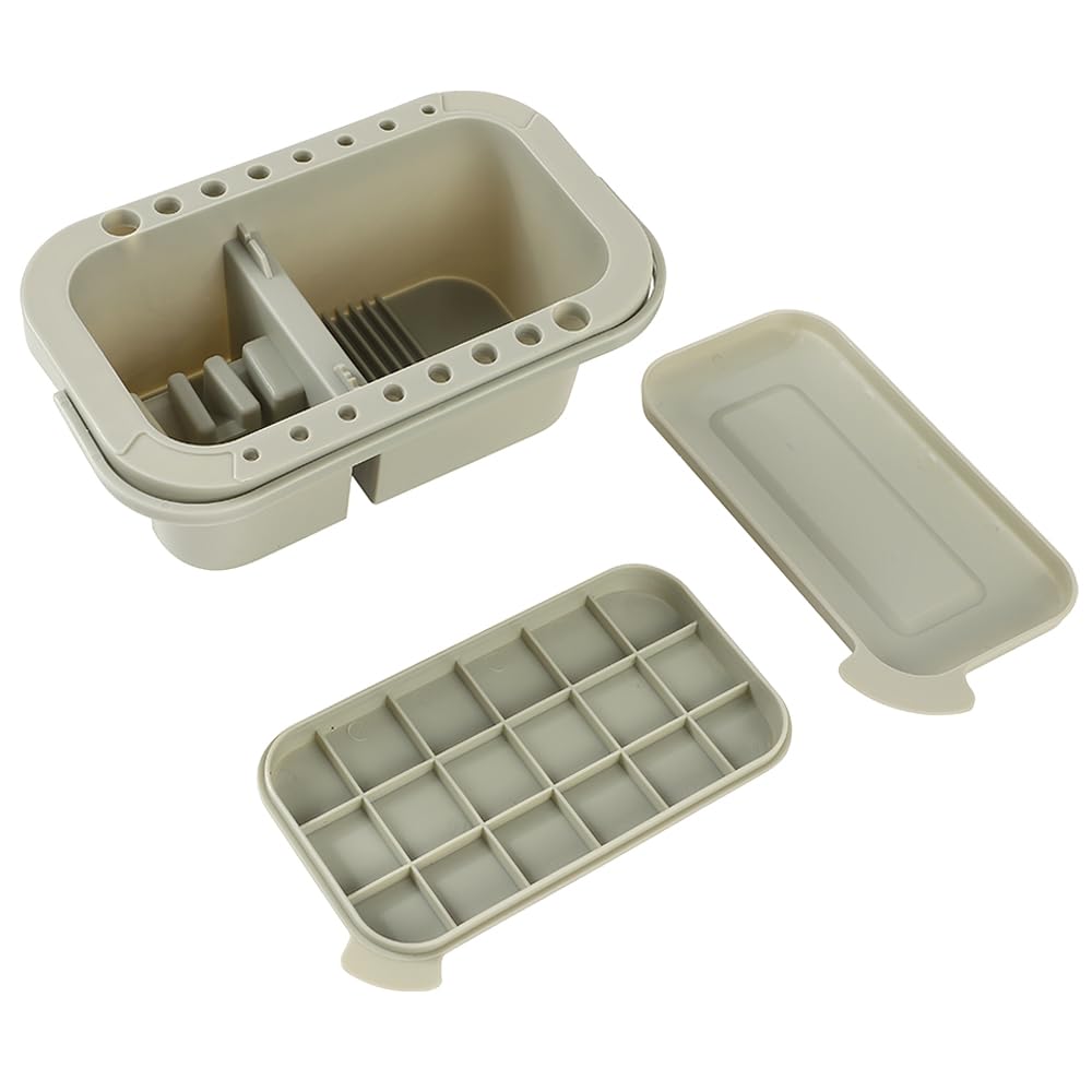 Amazon.co.jp: TKY 筆洗いバケツ 3段式 筆立て 取っ手付き 18色