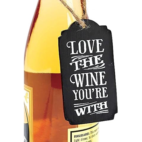 Jozie B 240011 Love Wine Bottle Hanging Tag Cover