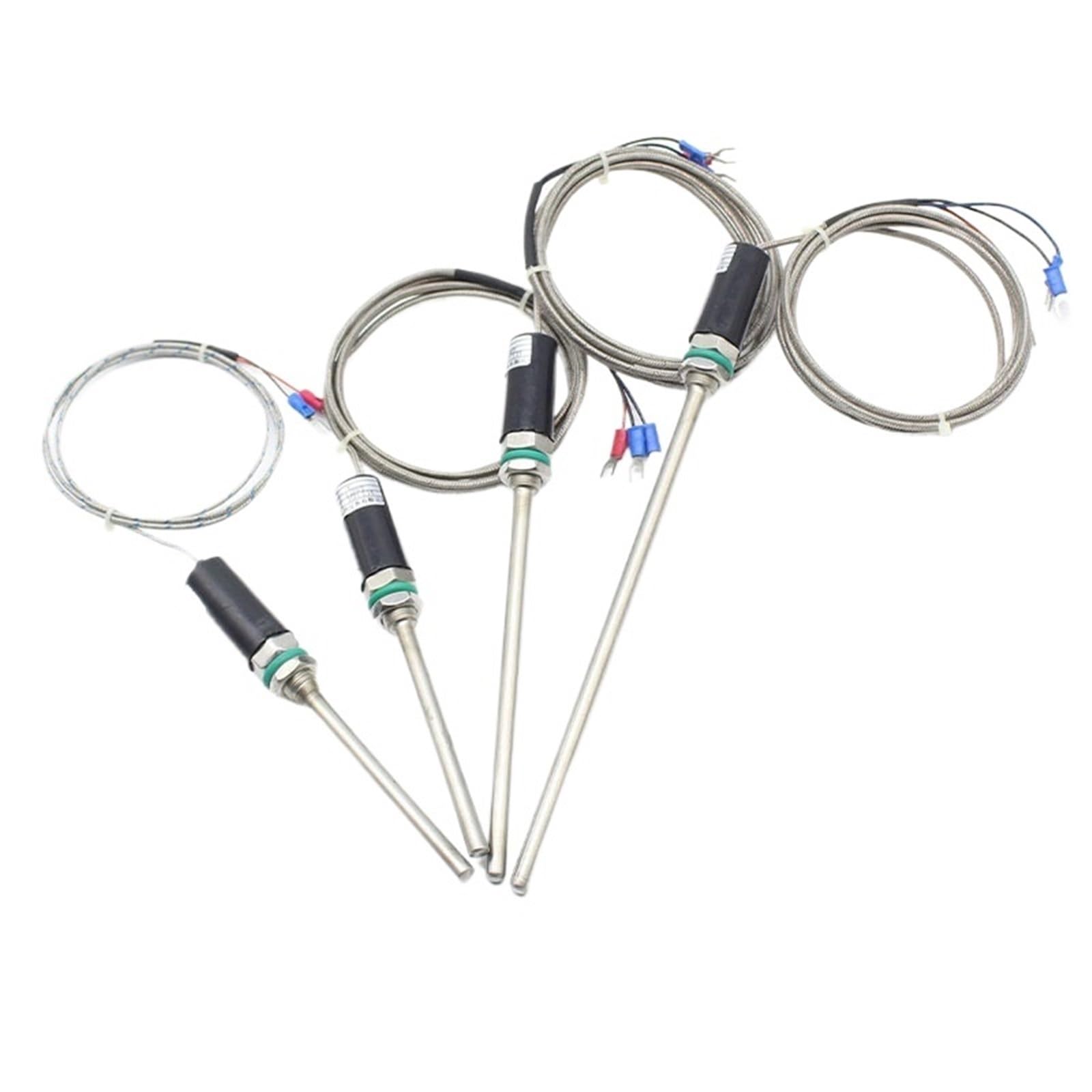 1 stücke K/E Typ Thermoelement Temperatur Stab PT100 Sensor Platin Thermische Widerstand wasserdichte M12 Ofen Steuerung(PT100 5M,50mm)