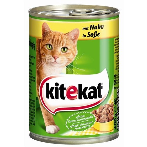 Kitekat Dose mit Huhn in Soße 12er-Pack (12x400g)