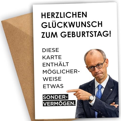 PräsenteEnte Lustige Geburtstagskarte Geldgeschenk mit Umschlag Happy Birthday Glückwunschkarte für Männer & Frauen Humorvolle Karte zum Geburtstag für Freunde Partner Kollegen