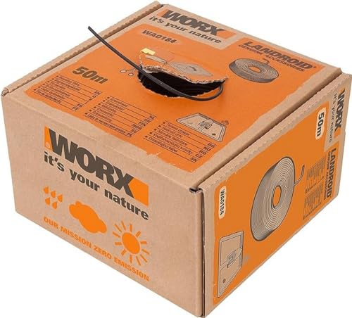 WORX WA0184 - Cable de limitación para Robot cortacésped Landroid (50 m, Cable de limitación Estable para Reducir el área de cortacésped)