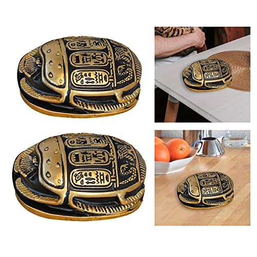 ATORSE Classical Egyptian Amulet Scarab Decoration for Living Room Collectible Gift 7X5X2.5Cm|Home & Garden|Home D? ©Cor|Figurines - Image 7 thumbnail