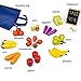 Wooden Farmers Market Stand Toy- 30+ Food PCs Include Fruit Veggies Chalkboard & Cash Register- Pretend Role Play, Fun Indoor Natural Wood Grocery Set- Playroom Daycare Activity Center- Kids Gift