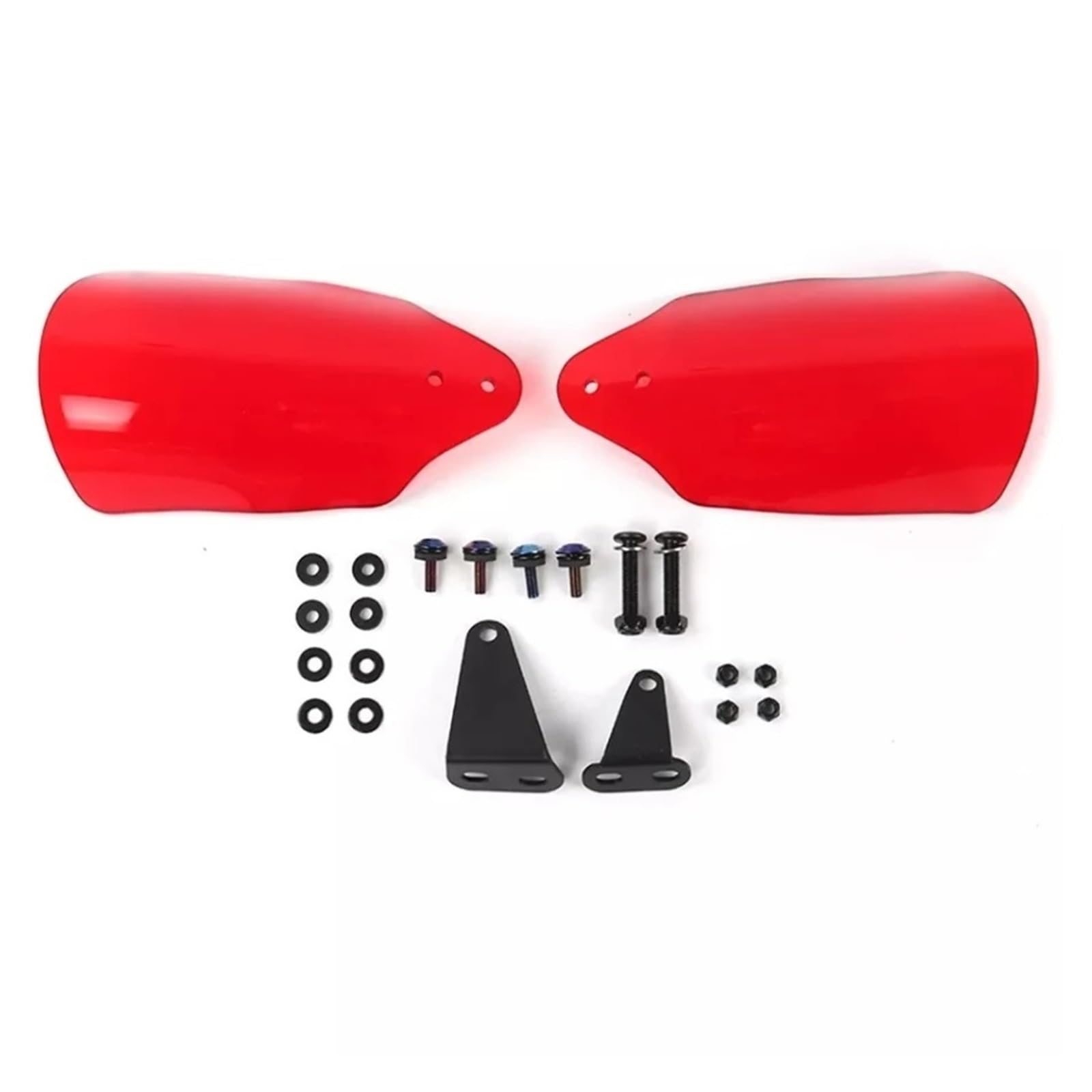 Alluminio Plastica Carbonio Per Touring Road Glide FLTRX 2024 2025 Copertura Protettiva Per Paramani Per Accessori Moto Manubrio Protezione(RED)