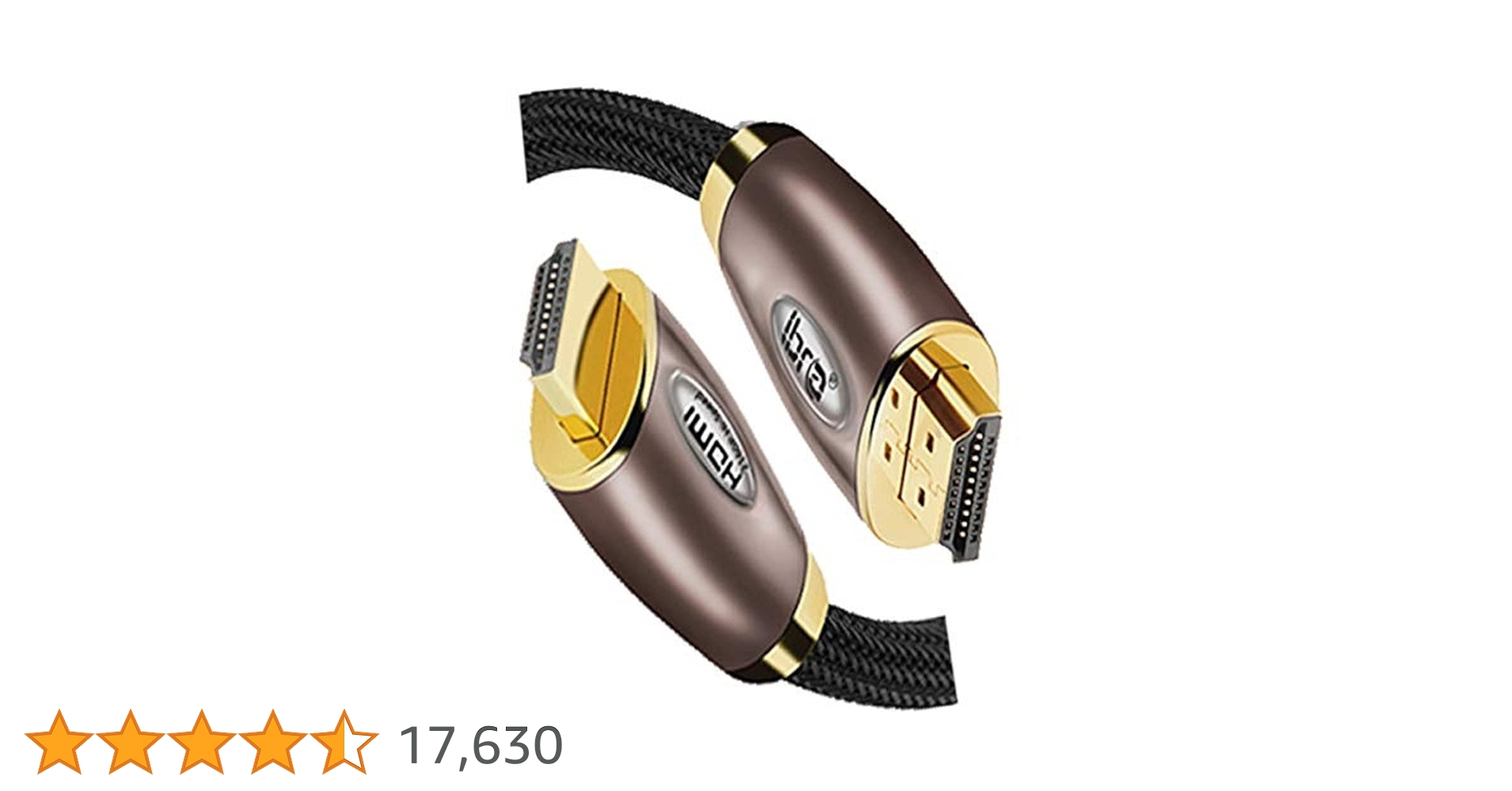 8K / 4K HDMI Cable 2M HDMI Lead-Ultra High-Speed 18Gbps HDMI 2.0b Cord 4K@60Hz 8K@60Hz Support Fire TV, Ethernet, Audio Return, Video UHD 2160p, HD 1080p,3D, PS3 PS4 PC - IBRA PRO GOLD RED 8K / 4K HDMI Cable 2M HDMI Lead-Ultra High-Speed 18Gbps HDMI 2.0b Cord 4K@60Hz 8K@60Hz Support Fire TV, Ethernet, Audio Return, Video UHD 2160p, HD 1080p,3D, PS3 PS4 PC - IBRA PRO GOLD RED