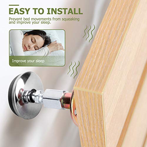 8 Peças Âncora De Cabeceira Ferramenta Antivibração De Suporte Telescópico Placa De Apoio De Cama Ba