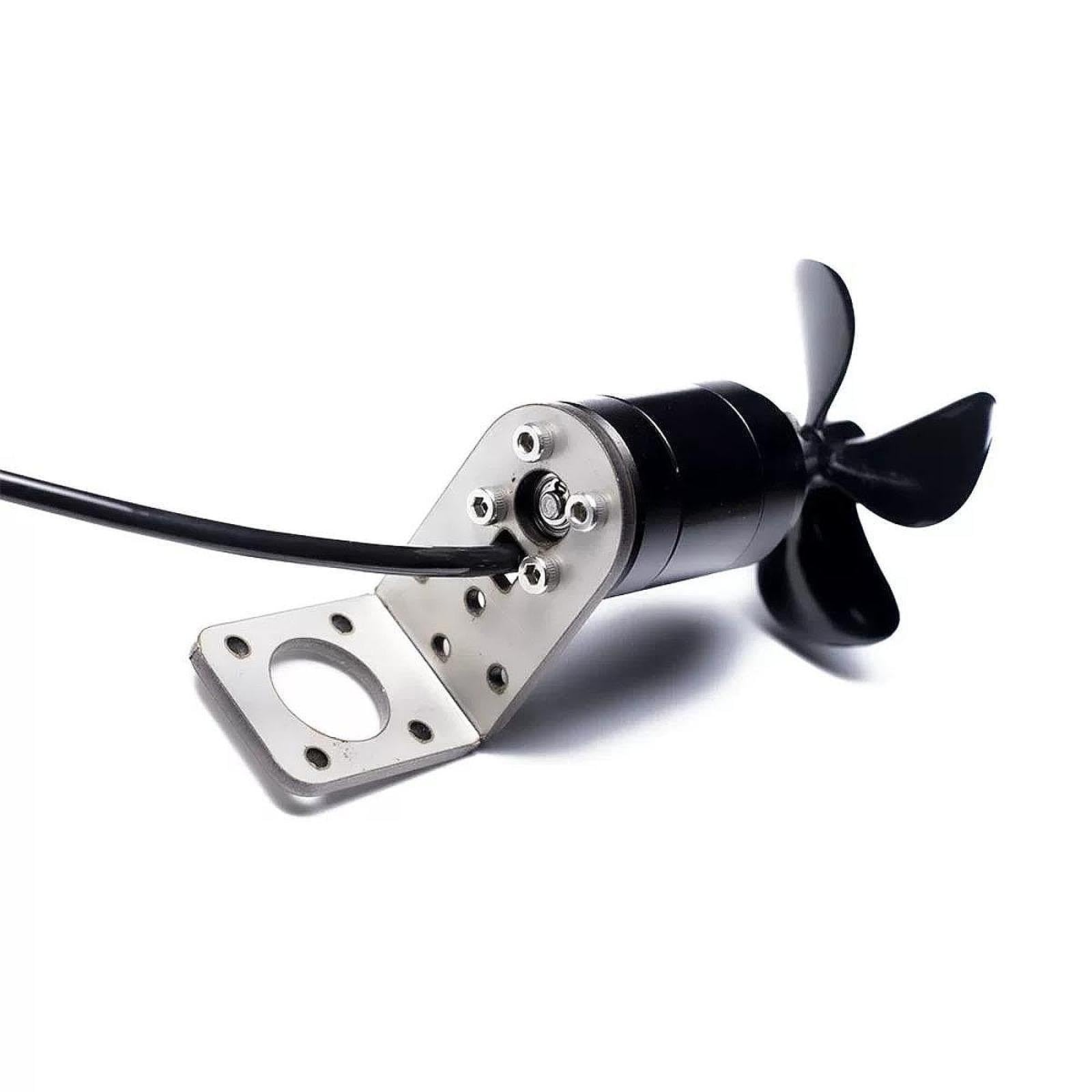 Underwater Thruster Propulsore Modello Barca RC Motore Brushless Forte Potenza Sierrobusto Struttura Anticorrosione Adatto a Modellismo Navale, Propulsore Inverso