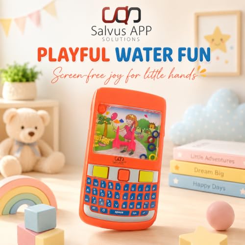 Image of Salvus APP SOLUTIONS Splash Fun: Kids Mobile Water Adventure Game, a Mobile Game Where Kids Explore Aquatic Worlds, Solve Puzzles, and Learn About Water Conservation (Orange 4x7 Inch)